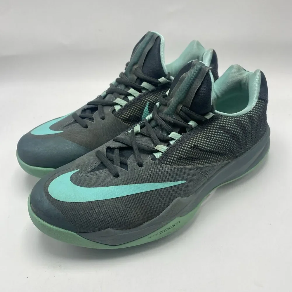 Nike Zoom Run The One Men Size 9 Green Athletic Basketball Shoes 3724